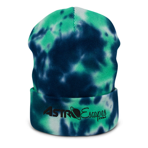 Tie-Dye Beanie w/ Embroidered Logo (4 Colors)